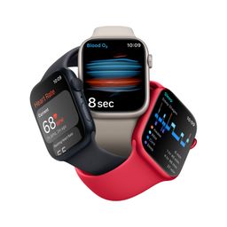 Apple Watch Series 8 GPS + Cellular 41mm (корпус - (PRODUCT)RED, IP6X)— фото №4