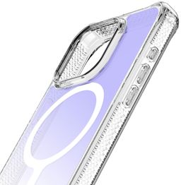 Чехол-накладка Itskins Hybrid R Iridescent MagSafe для iPhone 15 Pro Max, поликарбонат, прозрачный— фото №2