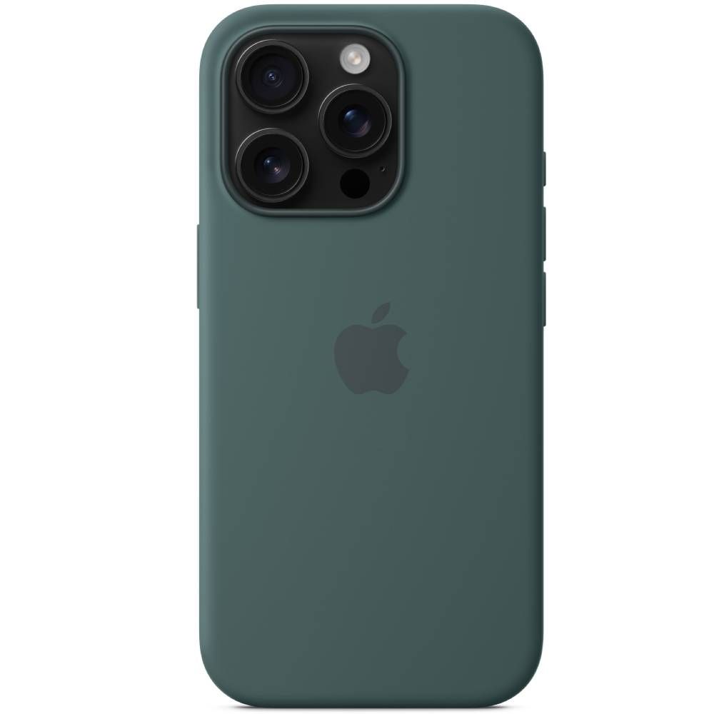 Чехол-накладка Apple Silicone Case для iPhone 16 Pro, силикон, зеленый— фото №0