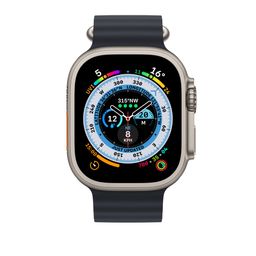 Удлинитель ремешка Apple Ocean Band Extension для Apple Watch 49mm, Фторэластомер, темная ночь— фото №2