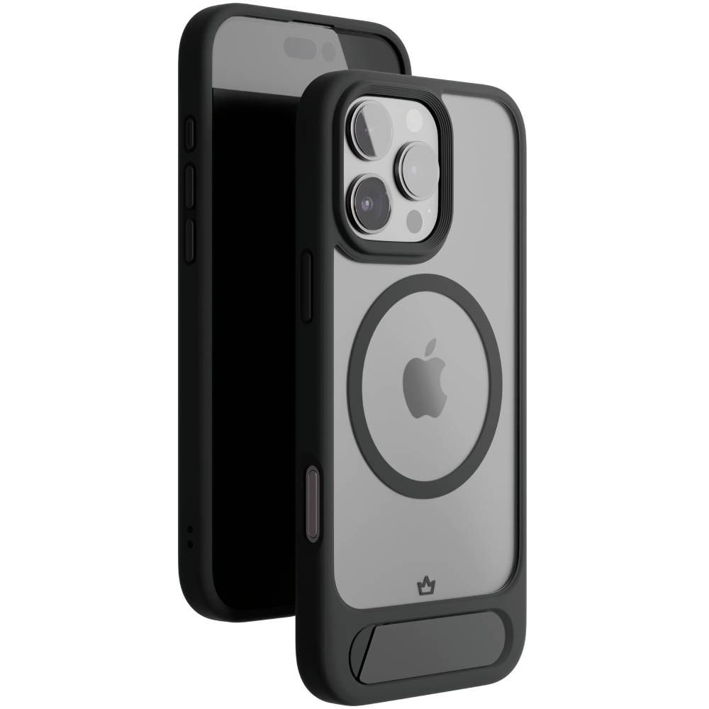 Чехол-накладка VLP Reels Case для iPhone 16 Pro, поликарбонат, черный— фото №2