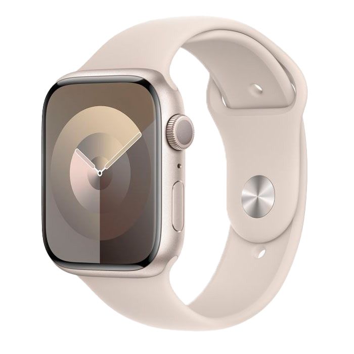 Apple Watch Series 9 GPS 41mm (корпус - сияющая звезда, спортивный ремешок сияющая звезда, IP6X)— фото №0