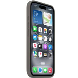 Чехол-накладка Apple Silicone Case для iPhone 16 Plus, силикон, серый— фото №1