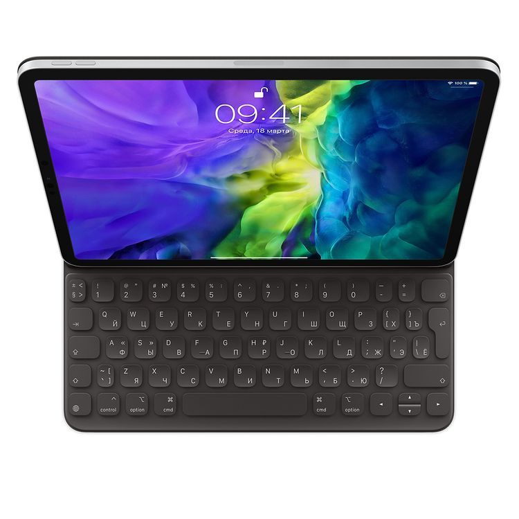 Клавиатура Apple Smart Keyboard Folio, черный— фото №0