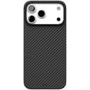 Чехол-накладка VLP Kevlar Case для iPhone 17 Pro Max, кевлар, черный
