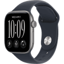 Смарт-часы Apple Watch Series 12 GPS 42mm (корпус - серый космос, ремешок Sport Band синий, размер M/L)