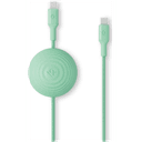 Кабель Twelve South CableStay USB-C / USB-C, 60Вт 1,5м, мятный