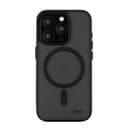 Чехол-накладка uBear Cloud Mag Case для iPhone 15 Pro, полиуретан, черный