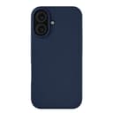 Чехол-накладка uBear Touch Mag Case для iPhone 16, силикон, темно-синий