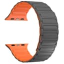 Ремешок Caweon Gacrux для Apple Watch 44mm/45mm/46mm/49mm, силикон, серый/оранжевый