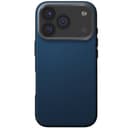 Чехол-накладка Uniq Lyden DS для iPhone 17 Pro, экокожа, синий/серый