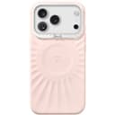 Чехол-накладка PYNANA Starlight Series для iPhone 17 Pro, экокожа, розовый