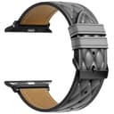 Ремешок Caweon Subra для Apple Watch 40mm/41mm/42mm, кожа, серый