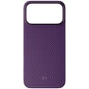 Чехол-накладка Magssory Aramid Frame Case для iPhone 18 Pro Max, арамид (кевлар), бургунди