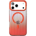 Чехол-накладка VLP Pulse Case для iPhone 17 Pro Max, полиуретан/алюминий, оранжевый