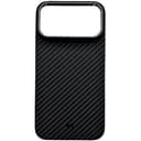 Чехол-накладка Magssory Aramid Frame для iPhone 17 Pro, кевлар, черный