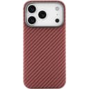 Чехол-накладка uBear Supreme для iPhone 17 Pro, кевлар, оранжевый