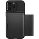 Чехол-накладка Spigen Slim Armor CS для iPhone 15 Pro Max, поликарбонат, черный