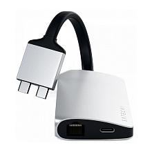Адаптер мультипортовый Satechi Type-C Dual Multimedia Adapter 8 в 1, серебристый - 1