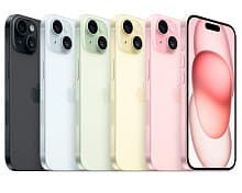 Смартфон Apple iPhone 15 Plus nano SIM+eSIM 256GB, голубой (Blue) - 3