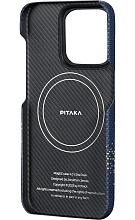 Чехол-накладка Pitaka StarPeak MagEZ 4 Milky Way Galaxy для iPhone 15 Pro, арамид (кевлар) - 1
