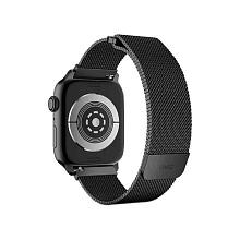 Ремешок Uniq Dante Strap Mesh Steel для Apple Watch 41mm, нержавеющая сталь, графитовый - 1