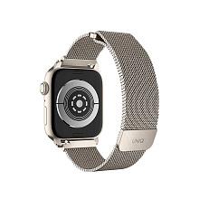 Ремешок Uniq Dante Strap Mesh Steel для Apple Watch 45mm, нержавеющая сталь, сияющая звезда - 1