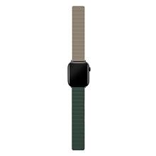 Ремешок uBear Mode для Apple Watch 42mm/44mm/45mm/49mm, M/L, силикон, зеленый/серый - 2