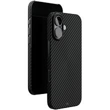 Чехол-накладка VLP Kevlar Case для iPhone 16, арамид (кевлар), черный - 2