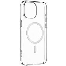 Чехол-накладка Asynora Mag Clear Case для iPhone 14, полиуретан, прозрачный - 2