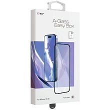 Защитное стекло VLP A-Glass Easy Box 3D для iPhone 15/16 (дисплей) - 1