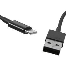Кабель Deppa витой USB / Lightning 1,5м, черный - 1