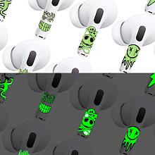 Чехол и наклейки Asynora Glow Peace, для AirPods 4/4 ANC - 2