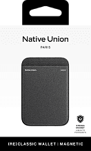 Кардхолдер Native Union (RE)Classic MagSafe, полиуретан, черный - 3