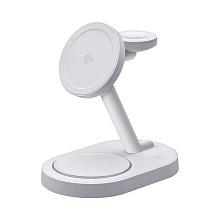 Зарядное устройство беспроводное Deppa MagSafe QI2 NEO, 23Вт, белый - 0