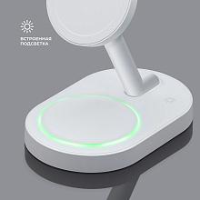 Зарядное устройство беспроводное Deppa MagSafe QI2 NEO, 23Вт, белый - 1