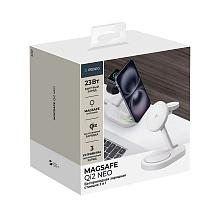 Зарядное устройство беспроводное Deppa MagSafe QI2 NEO, 23Вт, белый - 3