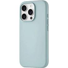 Чехол-накладка uBear Touch Mag Case для iPhone 16 Pro, силикон, мятный - 1