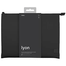 Чехол 14″ Uniq LYON RPET fabric Laptop sleeve (snug-fit), черный - 2