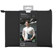 Чехол 14″ Uniq LYON RPET fabric Laptop sleeve (snug-fit), черный - 3