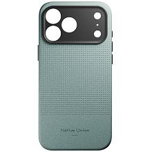 Чехол-накладка Native Union ACTIVE для iPhone 17 Pro Max, экокожа, зеленый - 0