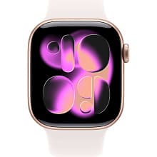 Смарт-часы Apple Watch Series 11 GPS 42mm (корпус - розовое золото, ремешок Sport Band светло-розовый, размер M/L) - 1