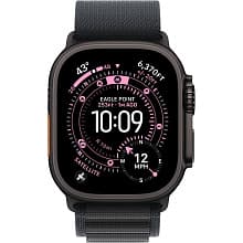 Смарт-часы Apple Watch Ultra 3 GPS + Cellular 49mm (корпус - черный титан, ремешок Alpine Loop черный, размер M) - 1