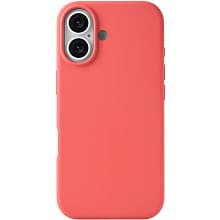 Чехол-накладка uBear Touch Mag для iPhone 17, силикон, коралловый - 0