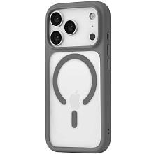 Чехол-накладка uBear Shade для iPhone 17 Pro, полиуретан, серый - 1