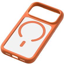 Чехол-накладка uBear Shade для iPhone 17 Pro, полиуретан, оранжевый - 3