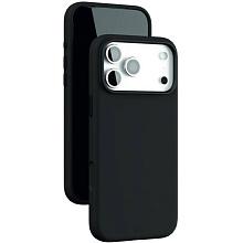 Чехол-накладка VLP Aster Pro для iPhone 17 Pro Max, силикон, черный - 1