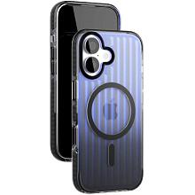 Чехол-накладка VLP Pulse Case для iPhone 17, полиуретан/алюминий, черный - 1