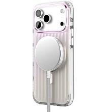 Чехол-накладка VLP Pulse Case для iPhone 17 Pro Max, полиуретан/алюминий, перламутровый - 2