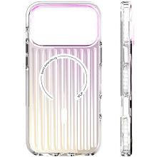 Чехол-накладка VLP Pulse Case для iPhone 17 Pro Max, полиуретан/алюминий, перламутровый - 3